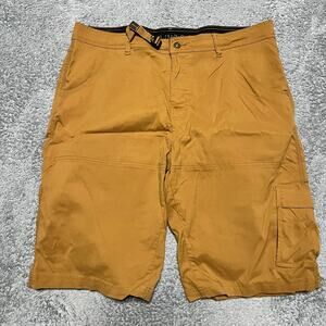 Prana Zion Shorts Mens XXL (40) Brown Nylon Hiking
